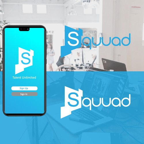 Simple Modern Mobile App Logo