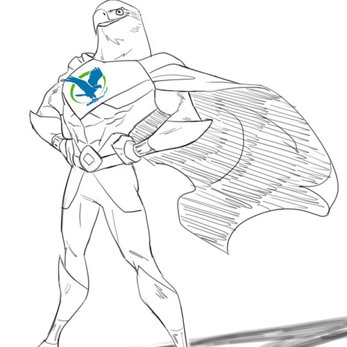 superhero eagle