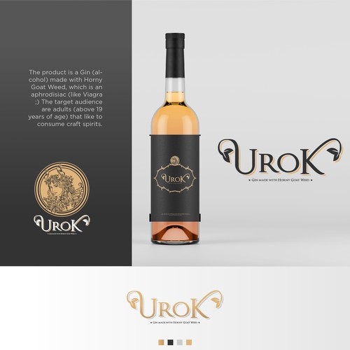 Luxury logo for Urok