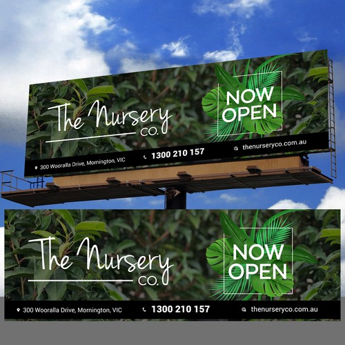 The nursery co. billboard