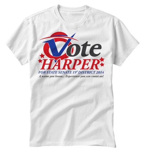 VOTE HARPER TSHIRT DESIGN