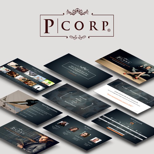P|Corp ppt template