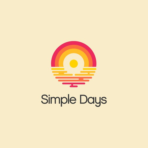 Creative vinyl logo for Simple Days