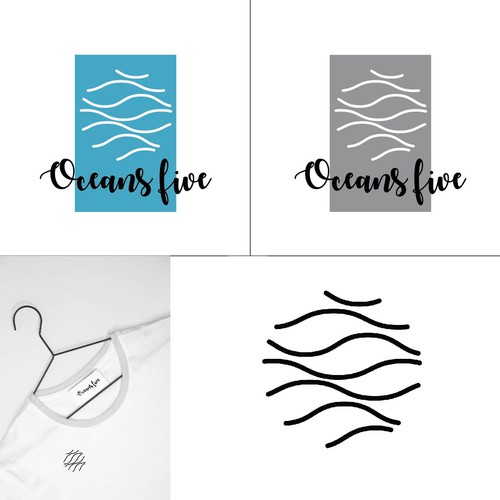 logo design for "oceans five"