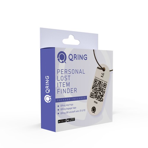 QRing Lost & Found Packaging Design