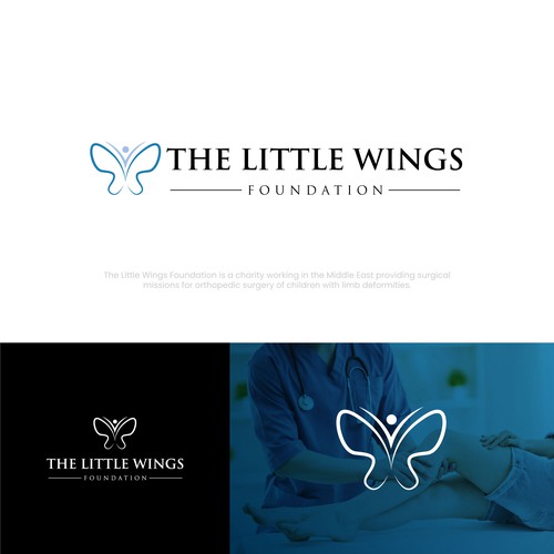 Logo design concept for The Little Wings Foundation