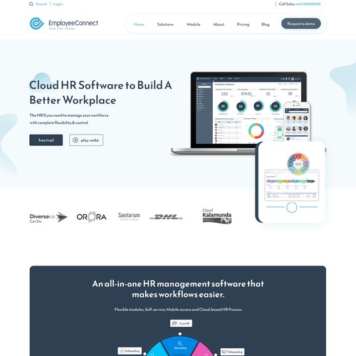 Webflow website design