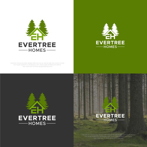 Strong logo concept for EverTree homes