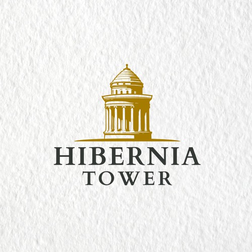 Hibernia Tower Classic Architectural Logo