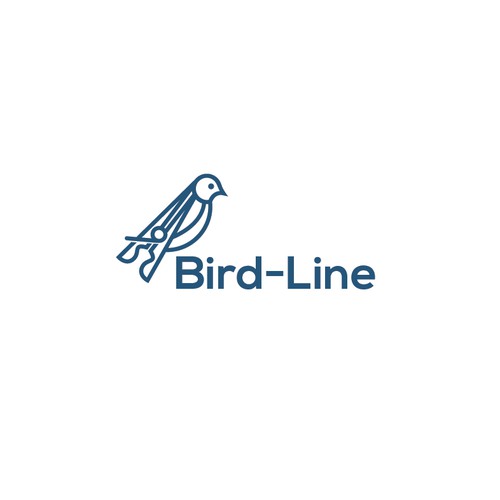 CLEAN logo concept for BIRDLINE