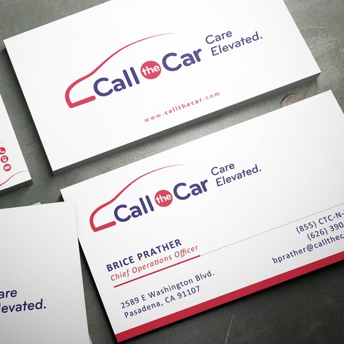 business card for Call the Car