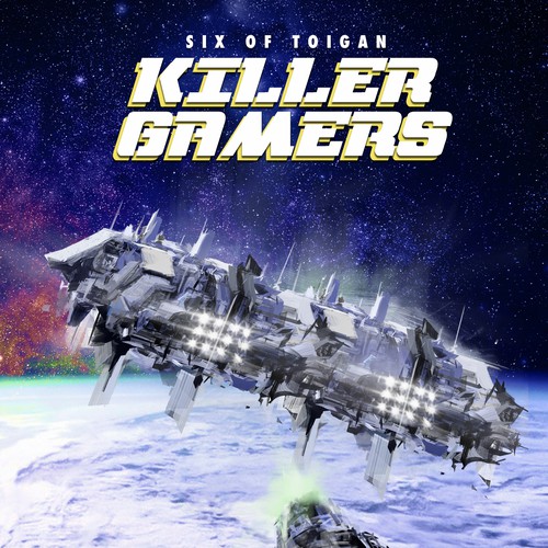 Space fantasy novel design 
