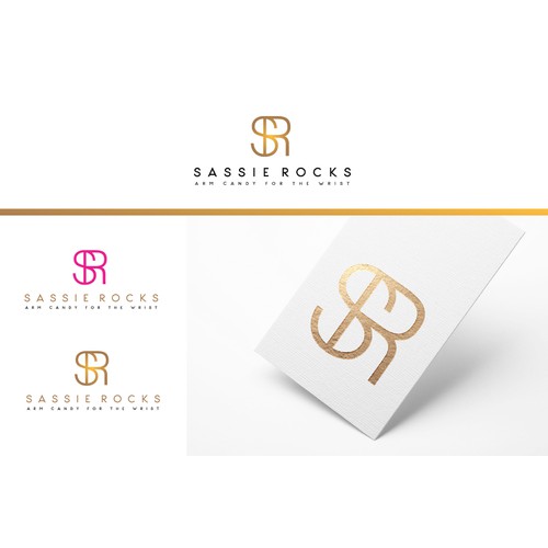 SASSIE ROCKS logo design