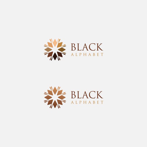 Slick Logo Design for Black Alphabet