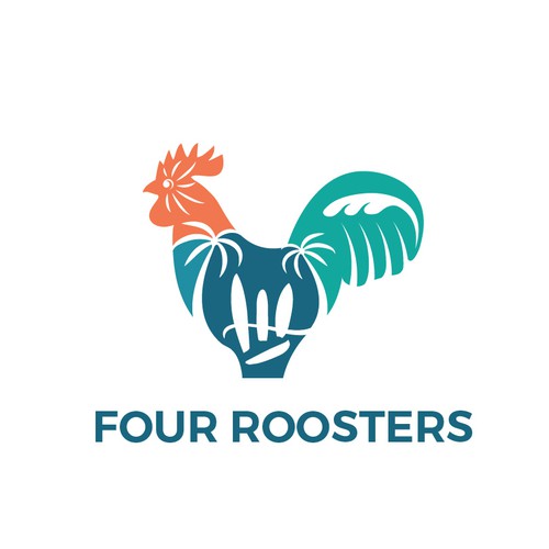 Logo Concept for a Beach-themed family owned business