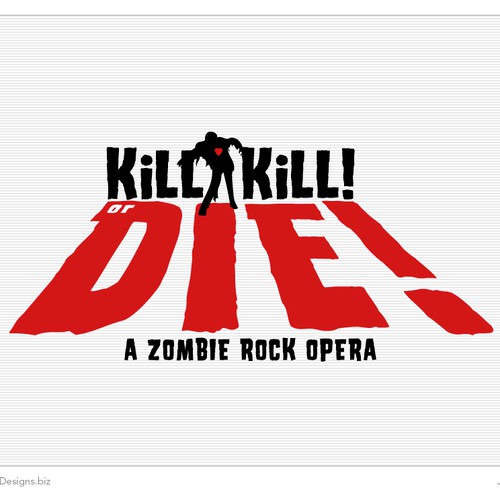 Logo design for horror musical