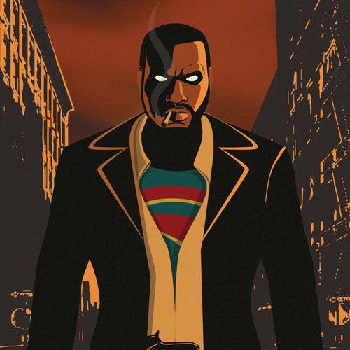 Comic style illustration