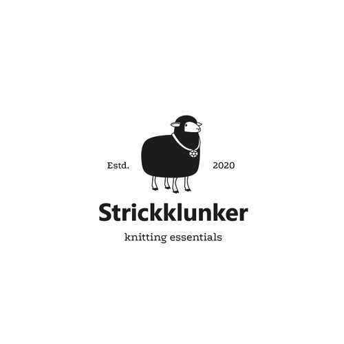 Logo for Strickklunker - online shop for handdyed yarn and stitchmarkers