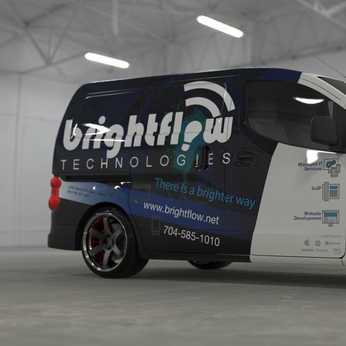 Car wrap - Brightflow tech