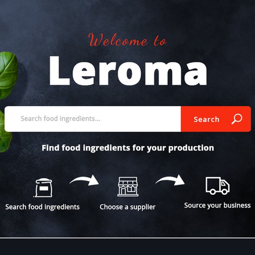 Food Landing Page