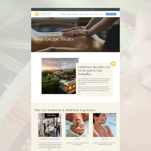 Spa Website Design