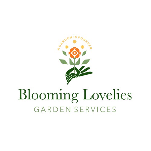 Logo for gardening business
