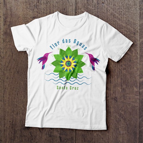 Flor das Aguas t-shirt design