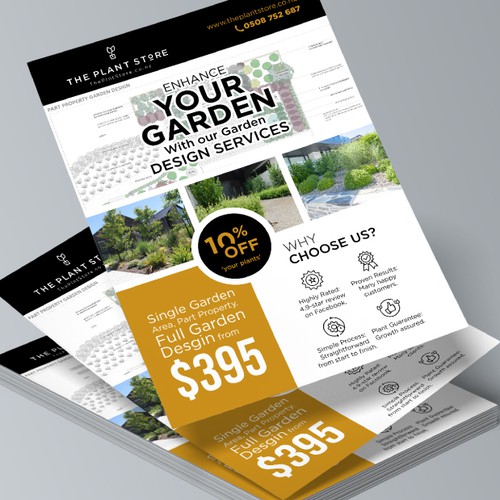 Flyer for Awareness of Design Services