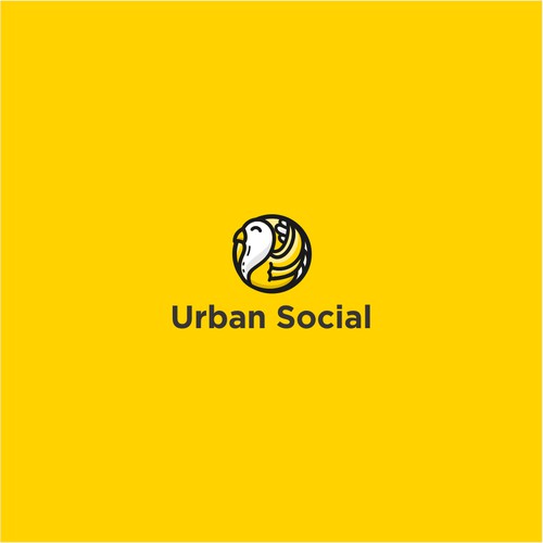 Playful logo for NYC based social media