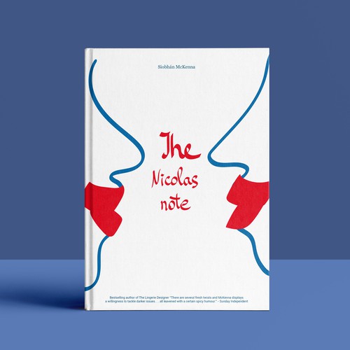 design concept cover for a book "The Nicolas Note".