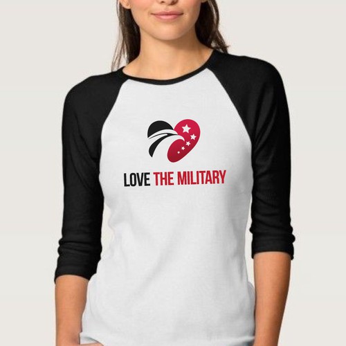 logo for love the military