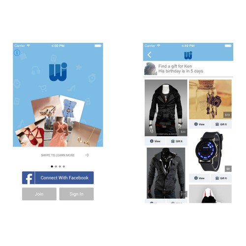 Design the logo of Wish, a mobile app used by millions!