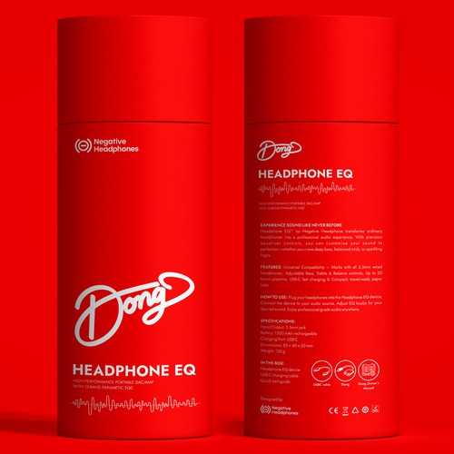 Cardboard TUBE PACKAGING needed for small electronics device, modern design - PRIZE GUARANTEED