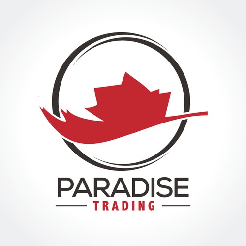 Create the next logo and business card for Paradise Trading