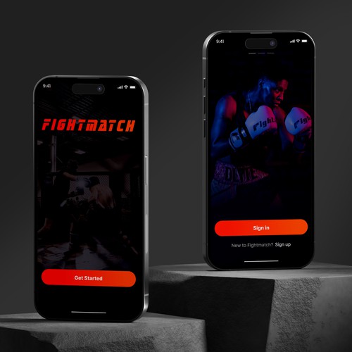 FigthMatch Mobile app Design