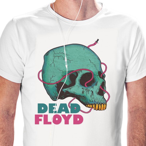 "Dead Floyd" T-shirt design