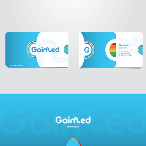 Design a businesscard for a technology startup - GAIMED