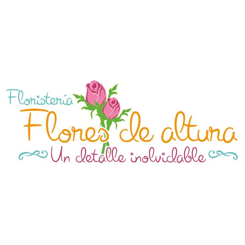 Create a flower shop logo design