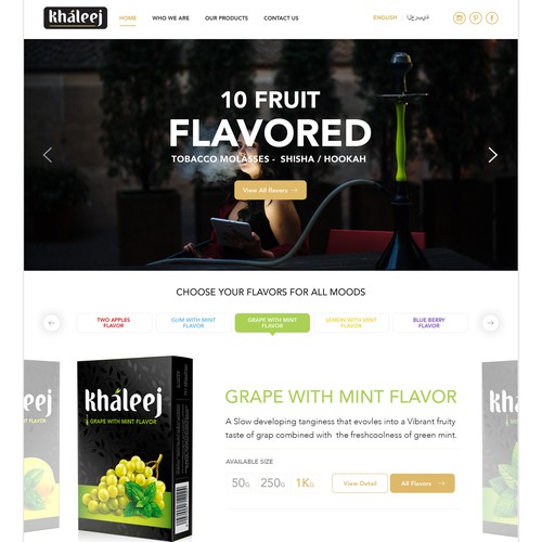 Khaleej Webpage Design
