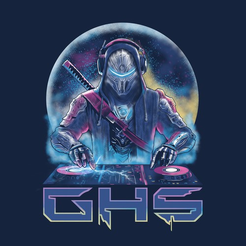 T shirt design for GHS DJ