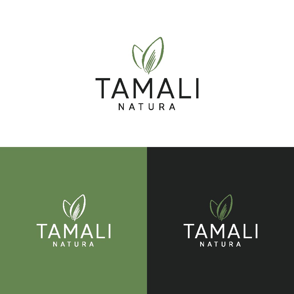 Modernes und zeitloses Logo für die natürliche Produktmarke TAMALI NATURA
