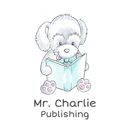 Hand-drawn logo for Mister Charlie Publishing