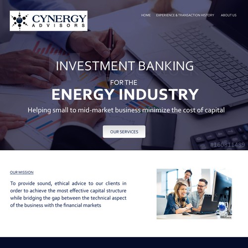 website template for cynergy advisors