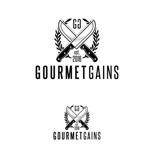 Gourmet Gains Logo Design