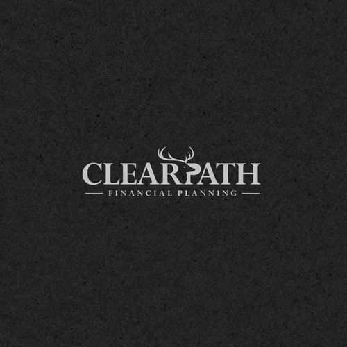 Negative Space Logo for Clear Path Financial Planning.