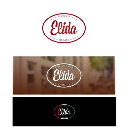 designed us an logo for our italien restaurant and eiscafe
