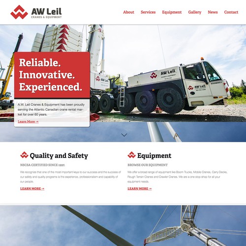 Squarespace Website for Construction Company