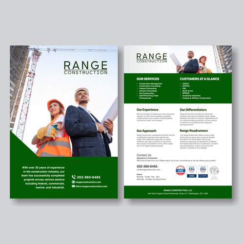 Flyer RANGE Consturction