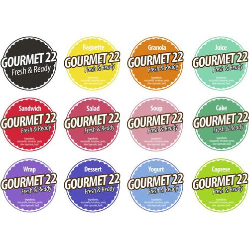 Label Design for Gourmet Food