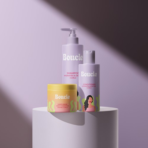 Packaging Design for Haircare Brand